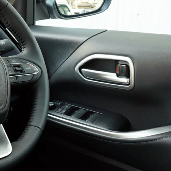 For Toyota 2022 VOXY/NOAH 90 Series Right-hand Drive Door Handle Patch Frame(Piano Black)
