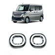 For 2024 Suzuki Spacia Custom MK04 Series Right-hand Drive Front Fog Lamp Cover Electroplating Frame - Lamp Decoration by PMC TechLife | Online Shopping South Africa | PMC TechLife | Buy Now Pay Later Mobicred