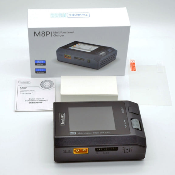 ToolkitRC M8P Aerial Model Drone Powerful Li-Po Battery Balance Charger(Black)