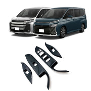 For Toyota 2022 VOXY/Noah 90 Series Right-hand Drive Glass Switch Panel Modification Sticker(Piano Black)