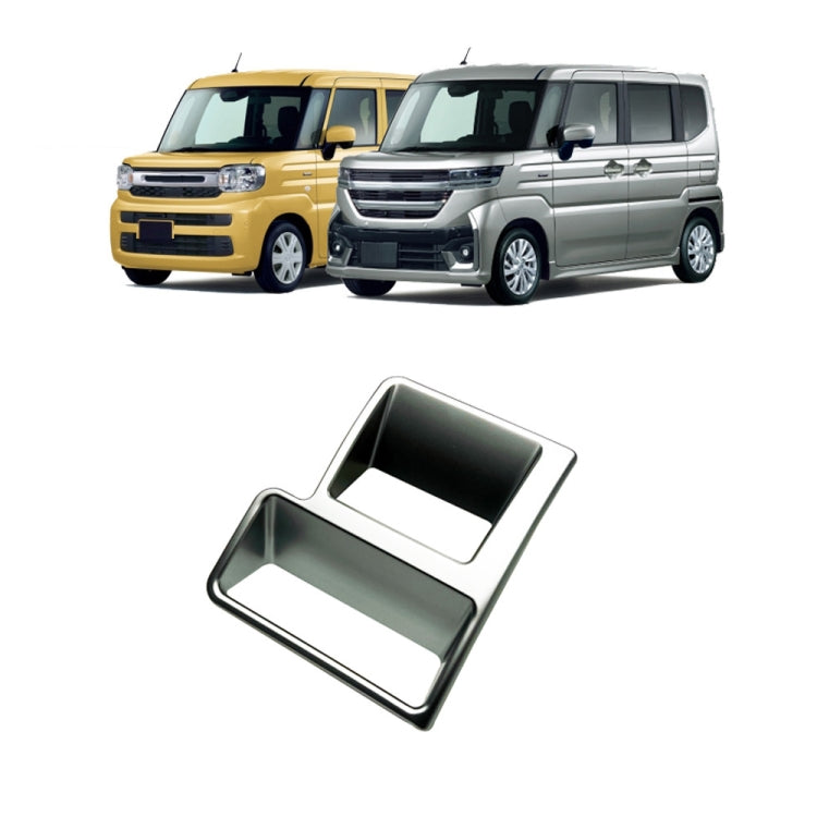 For 2024 Suzuki Spacia Custom MK04 Series Right-hand Drive Headlight Button Modification Frame(Silver)