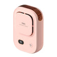 HX-150A Outdoor Digital Display Silent USB Charging Bladeless Waist Hanging Neck Fan(Pink) - Electric Fans by PMC TechLife | Online Shopping South Africa | PMC TechLife | Buy Now Pay Later Mobicred