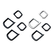 For Honda 2023 N-box JF5/JF6 Right-hand Drive Cup Holder Decorative Frame Patch(Blackwood)