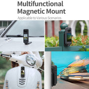 For Insta360 X4 / X3 Sunnylife X4-ZJ827 Magnetic Stand Base Handheld Handle Desktop Support Accessories(Black)