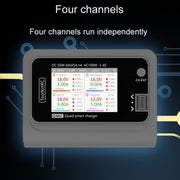 ToolkitRC Q4AC Four-Channel Airplanes And Drones Model Li-Po Battery Balance Charger(US Plug)