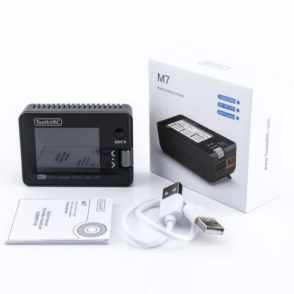ToolkitRC M7 Boat Model Aviation Li-Po Battery Balance Charger(Black)
