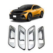 For 2023 Toyota Crown Door Handle Cover Decorative Frame, Style: Left-hand Drive(Silver)