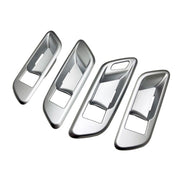 For 2023 Toyota Crown Door Handle Cover Decorative Frame, Style: Left-hand Drive(Silver)