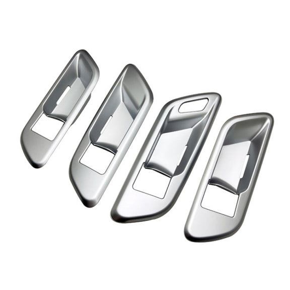 For 2023 Toyota Crown Door Handle Cover Decorative Frame, Style: Left-hand Drive(Silver)