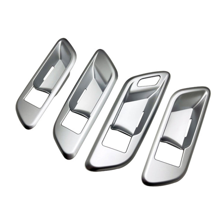 For 2023 Toyota Crown Door Handle Cover Decorative Frame, Style: Left-hand Drive(Silver)