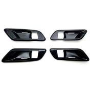 For 2023 Toyota Crown Door Handle Cover Decorative Frame, Style: Left-hand Drive(Black)