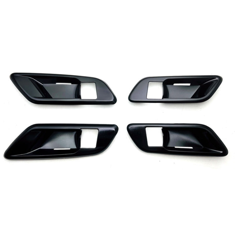 For 2023 Toyota Crown Door Handle Cover Decorative Frame, Style: Right-hand Drive(Black)