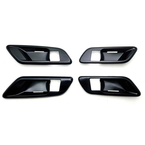 For 2023 Toyota Crown Door Handle Cover Decorative Frame, Style: Right-hand Drive(Black)