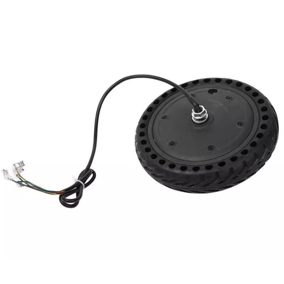 For Xiaomi M365 AIMITE Electrical Scooter Motor 36V 250W Solid Honeycomb Tires(Black)