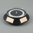 14cm  Solar Energy Spinning Display Stand with LED Light for Jewelry Crystal Product Display, Style: Black Transparent -  by PMC TechLife | Online Shopping South Africa | PMC TechLife | Buy Now Pay Later Mobicred