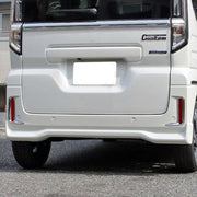 For 2024 Suzuki Spacia Custom Right-Hand Drive Rear Bumper Fog Lamp Trim Strip(Electroplating Mirror)
