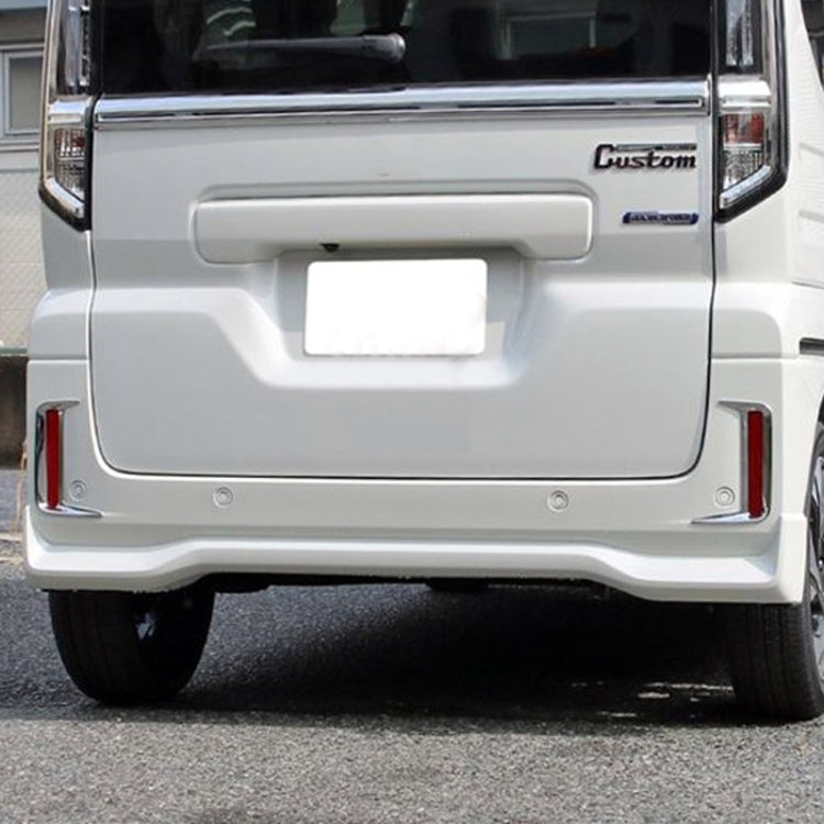 For 2024 Suzuki Spacia Custom Right-Hand Drive Rear Bumper Fog Lamp Trim Strip(Electroplating Mirror)