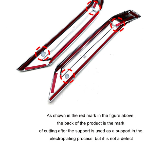 For 2024 Suzuki Spacia Custom MK04 Series Right-hand Drive Headlight Decorative Strip Stickers