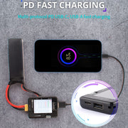 ToolkitRC MC8 Multifunctional Electrical Display Power Detection Signal PD Charger(Black)