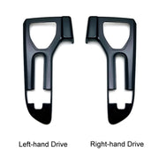 For 2023 Toyota Crown Center Control Gear Decorative Bright Frame, Size: Left-hand Drive(Black)