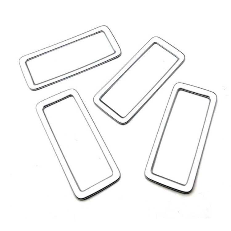 For Toyota 2022 Voxy/Noah 90 Series Rear Air Vent Decorative Frame(Matte Silver)