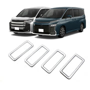 For Toyota 2022 Voxy/Noah 90 Series Rear Air Vent Decorative Frame(Matte Silver)
