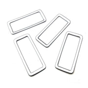 For Toyota 2022 Voxy/Noah 90 Series Rear Air Vent Decorative Frame(Matte Silver)