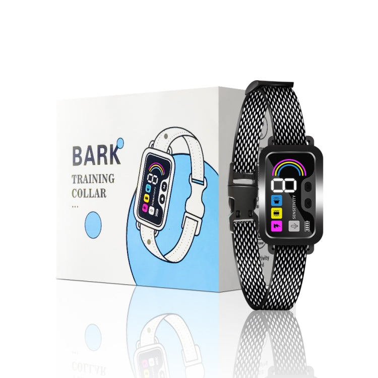 Color Screen Stop Bark Dog Trainer Anti Barking Pet Supplies(Black)