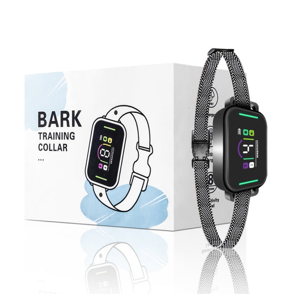 Color Screen Stop Bark Dog Trainer Anti Barking Pet Products(White)