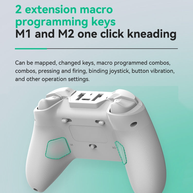 Z03 Wireless Bluetooth Game Controller For Switch / IOS / Android / PC / PS3 / PS4, Spec: Star White