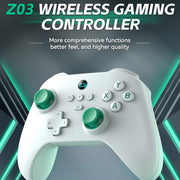 Z03 Wireless Bluetooth Game Controller For Switch / IOS / Android / PC / PS3 / PS4, Spec: Star White