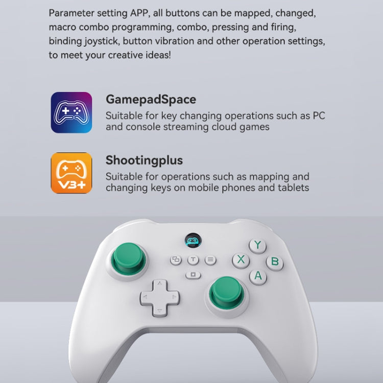 Z03 Wireless Bluetooth Game Controller For Switch / IOS / Android / PC / PS3 / PS4, Spec: Star White