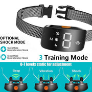 Intelligent Stop Bark Dog Trainer Anti-Barking Pet Supplies(Black)