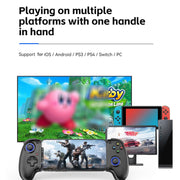 BSP-D10 Wireless Stretch Game Controller for Switch / Android / IOS / PC / PS3 / PS4(Black)