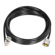 10m BNC Male Right Angle To UHF PL259 Male RG58 Coaxial Cable