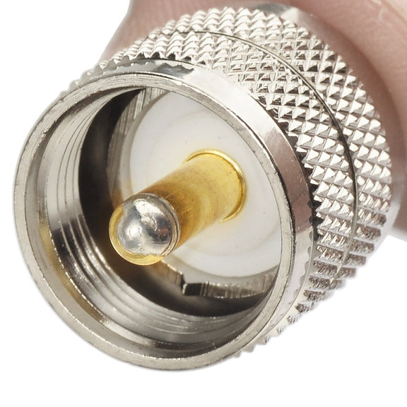 10m BNC Male Right Angle To UHF PL259 Male RG58 Coaxial Cable