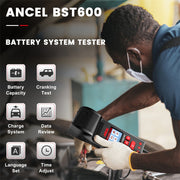 ANCEL 12V/24V Printer-Type Car Battery Tester Battery Power CCA Internal Resistance Life Detector(BST600)
