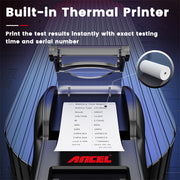 ANCEL 12V/24V Printer-Type Car Battery Tester Battery Power CCA Internal Resistance Life Detector(BST600)
