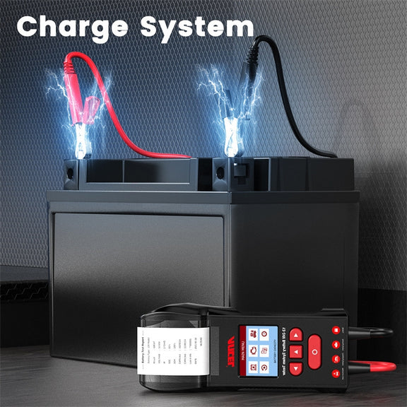 ANCEL 12V/24V Printer-Type Car Battery Tester Battery Power CCA Internal Resistance Life Detector(BST600)