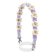 For 16-40oz Stanley Mug Lanyard Silicone Loop Boho Daisy Cute Flower Hand-Woven Mug Cover(Purple) - Kettles by PMC TechLife | Online Shopping South Africa | PMC TechLife | Buy Now Pay Later Mobicred