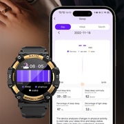 LOKMAT ATTACK 2 PRO 1.39-Inch 5ATM Water-resistant Wellness Tracking Bluetooth Smart Watch(Silver)