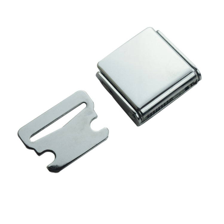 All-metal Aircraft Buckle Safety Belt Accessories(Square)