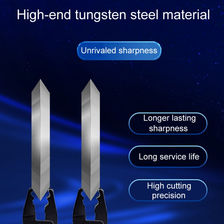 22mm 16 Rotating Surface With Hole Fiber Optic Cutting Knife Replacement Tungsten Steel Blade