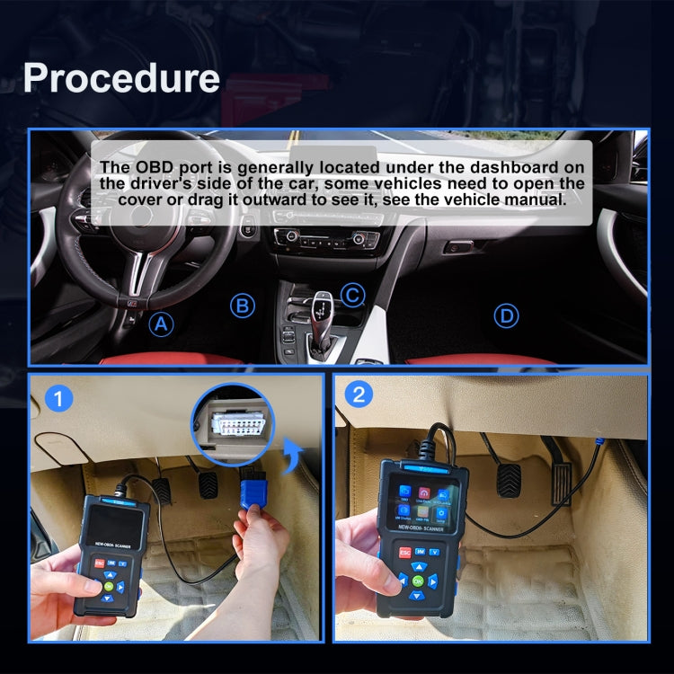 Automobile Fault Diagnostic Instrument OBD2 Engine Tester ELM327(T200)