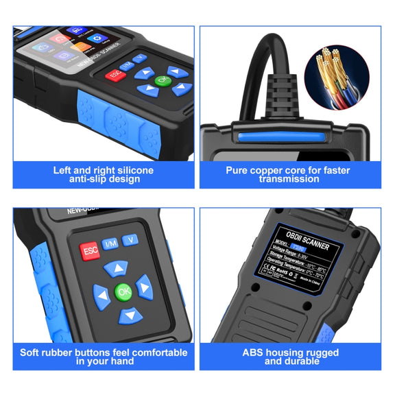 Automobile Fault Diagnostic Instrument OBD2 Engine Tester ELM327(T200)