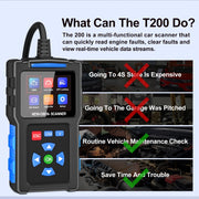 Automobile Fault Diagnostic Instrument OBD2 Engine Tester ELM327(T200)
