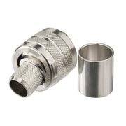 10pcs /Pack UHF Male Crimp Adapter RF Copper Shaft Connector