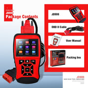 OBD Car Engine Fault Detector ELM327 Car Code Reader Card(JD906)