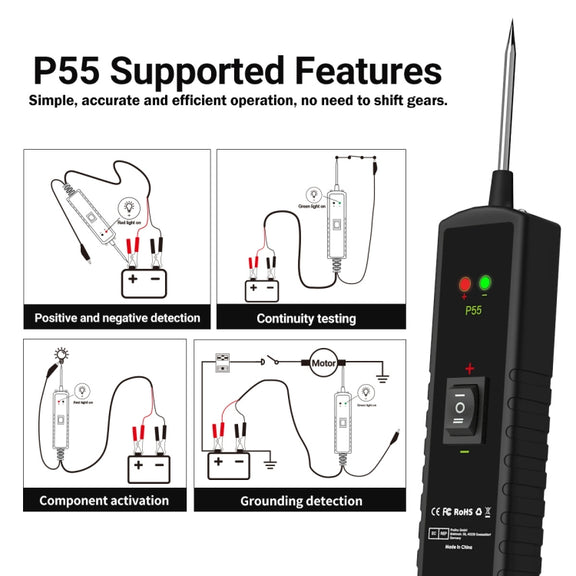 Automotive Electrical Circuit Tester System Short Circuit Tracking Positioning Diagnostic Instrument(P55)