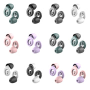 Silicone Sleep Soundproof Noise Reducing Earplugs Swimming Water-resistant Earplugs(Green)